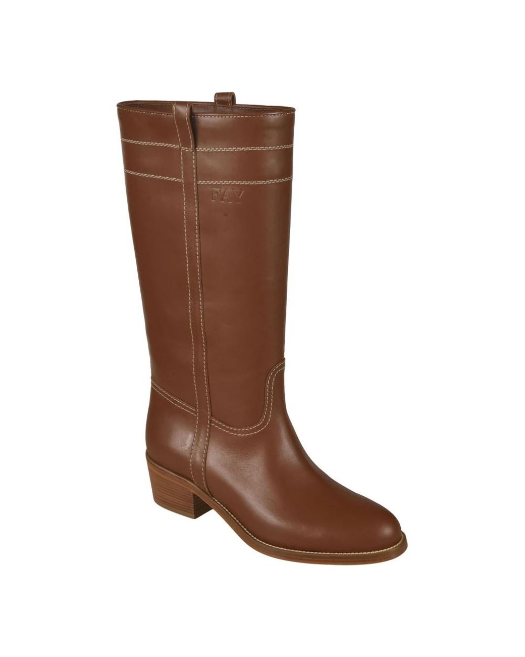 High Boots Fay de color Brown