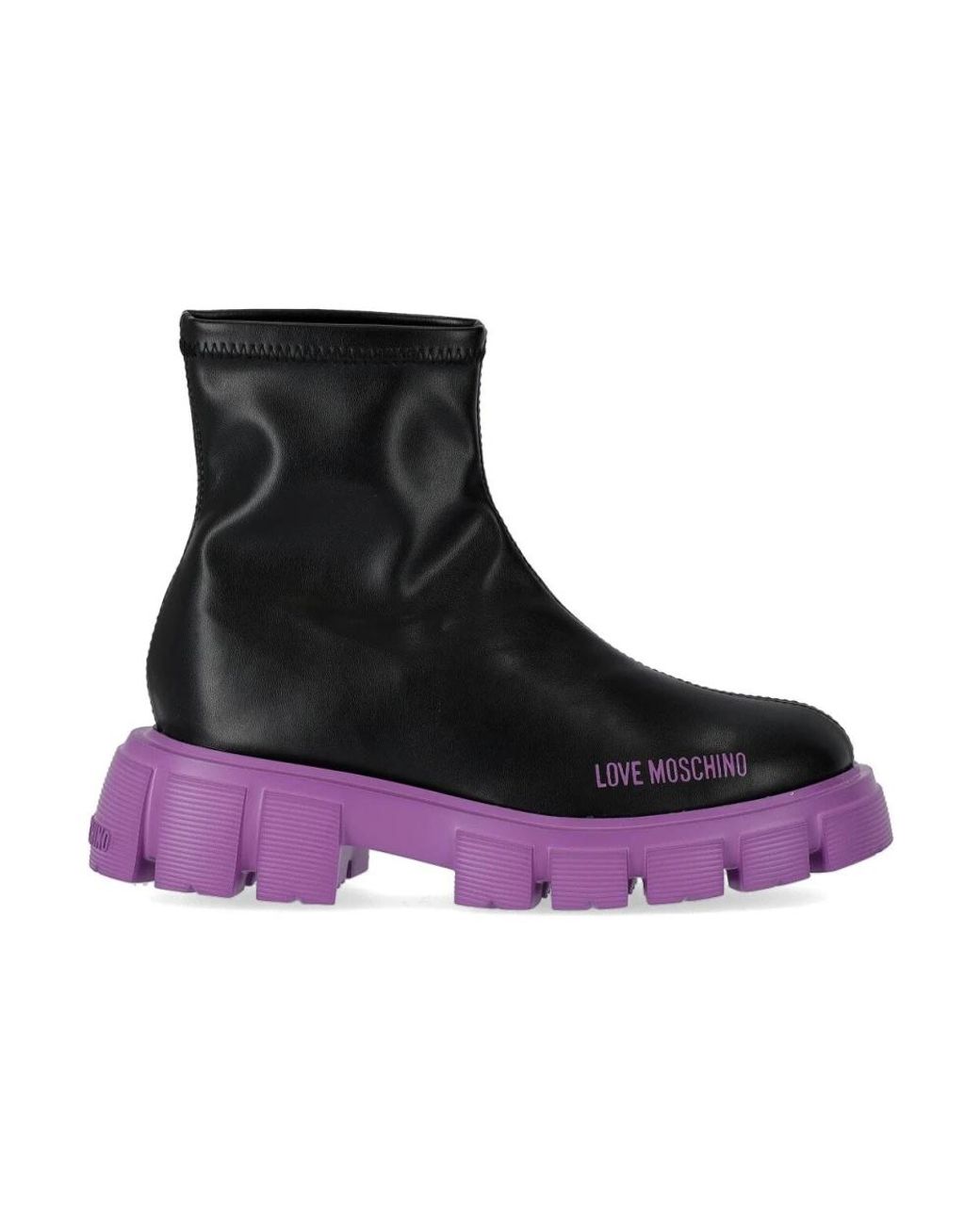 Love Moschino Black Ankle Boots