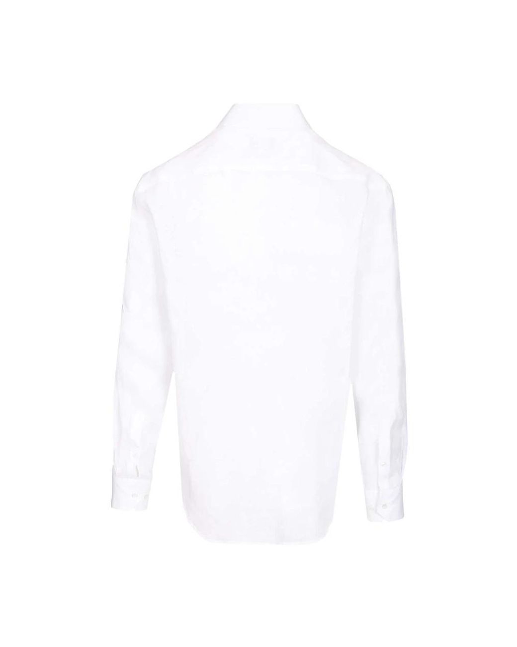 Giorgio Armani White Formal Shirts for men