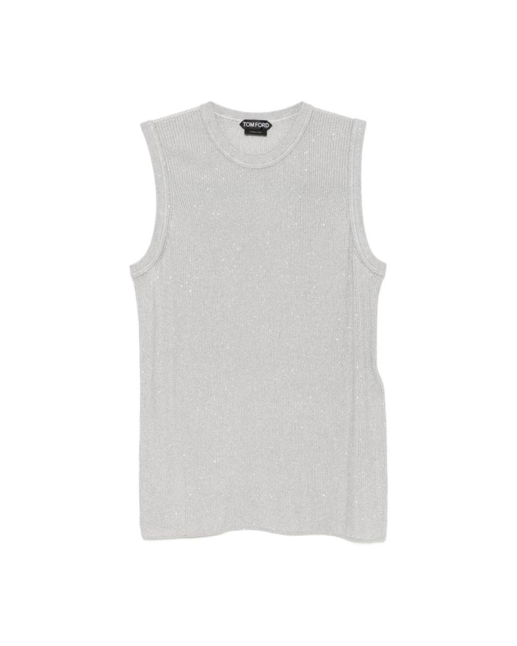 Tom Ford Gray Sleeveless Tops