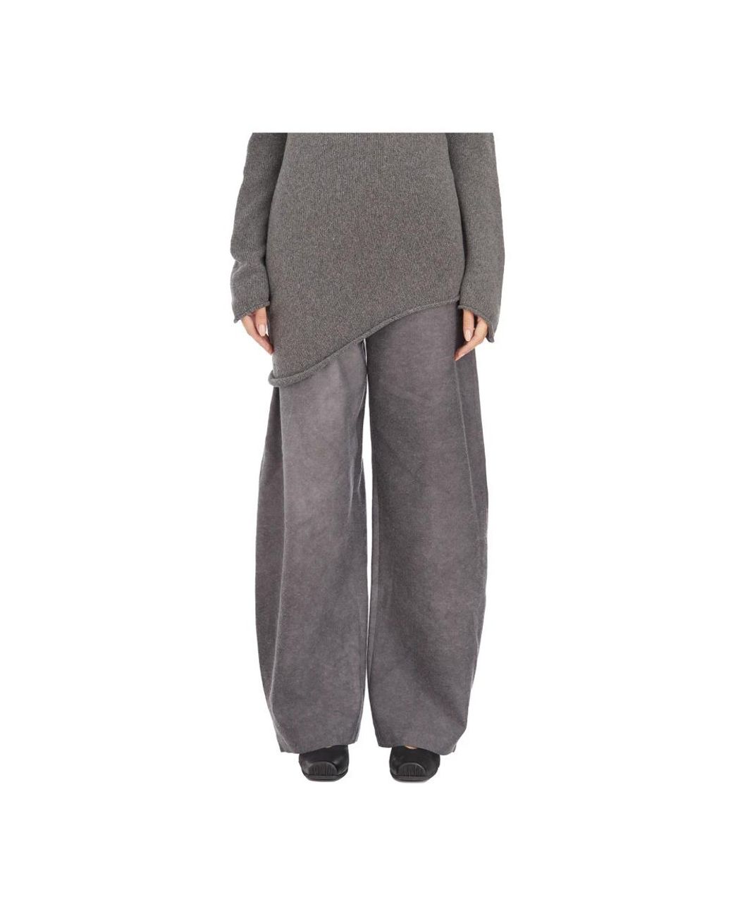 Cortana Gray Wide Trousers
