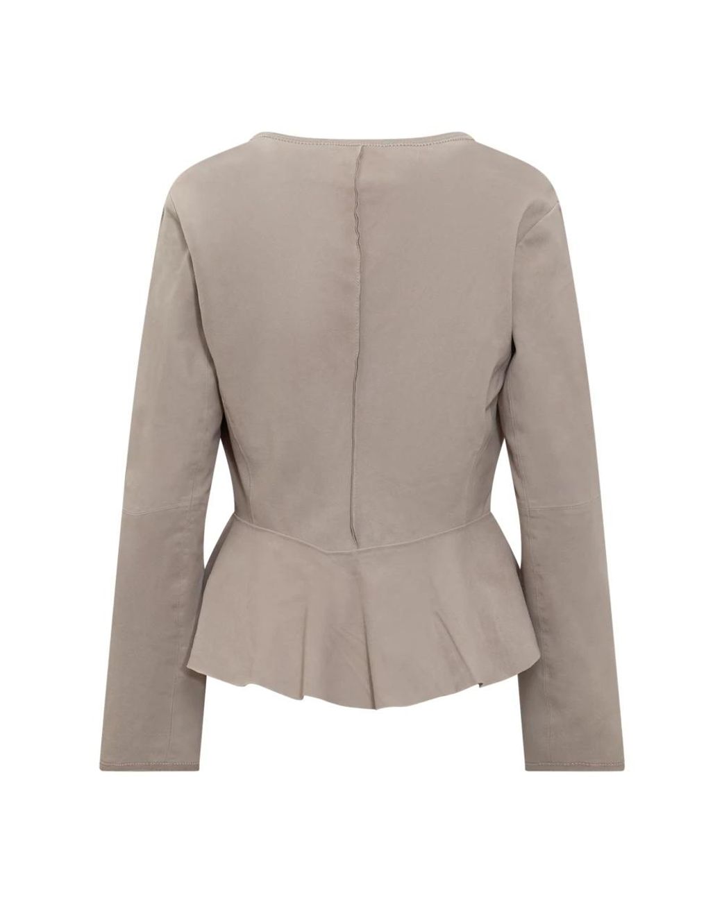 Bully Gray Leather Jackets
