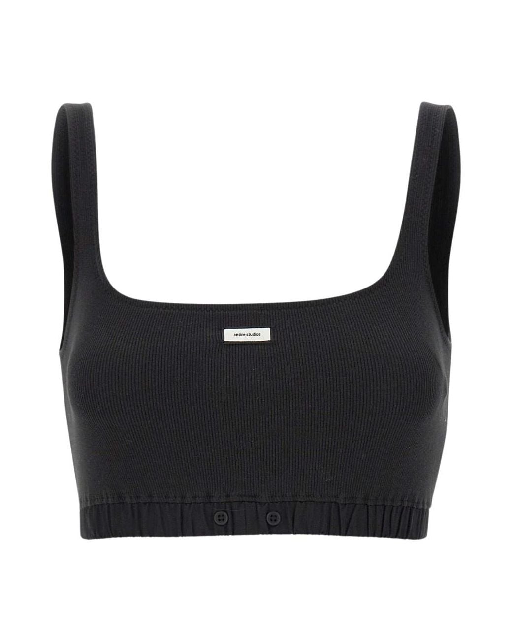 Entire studios Black Sleeveless Tops
