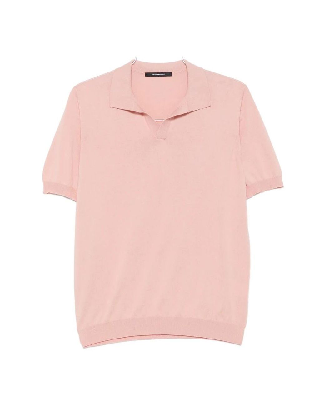 Tagliatore Pink Polo Shirts for men