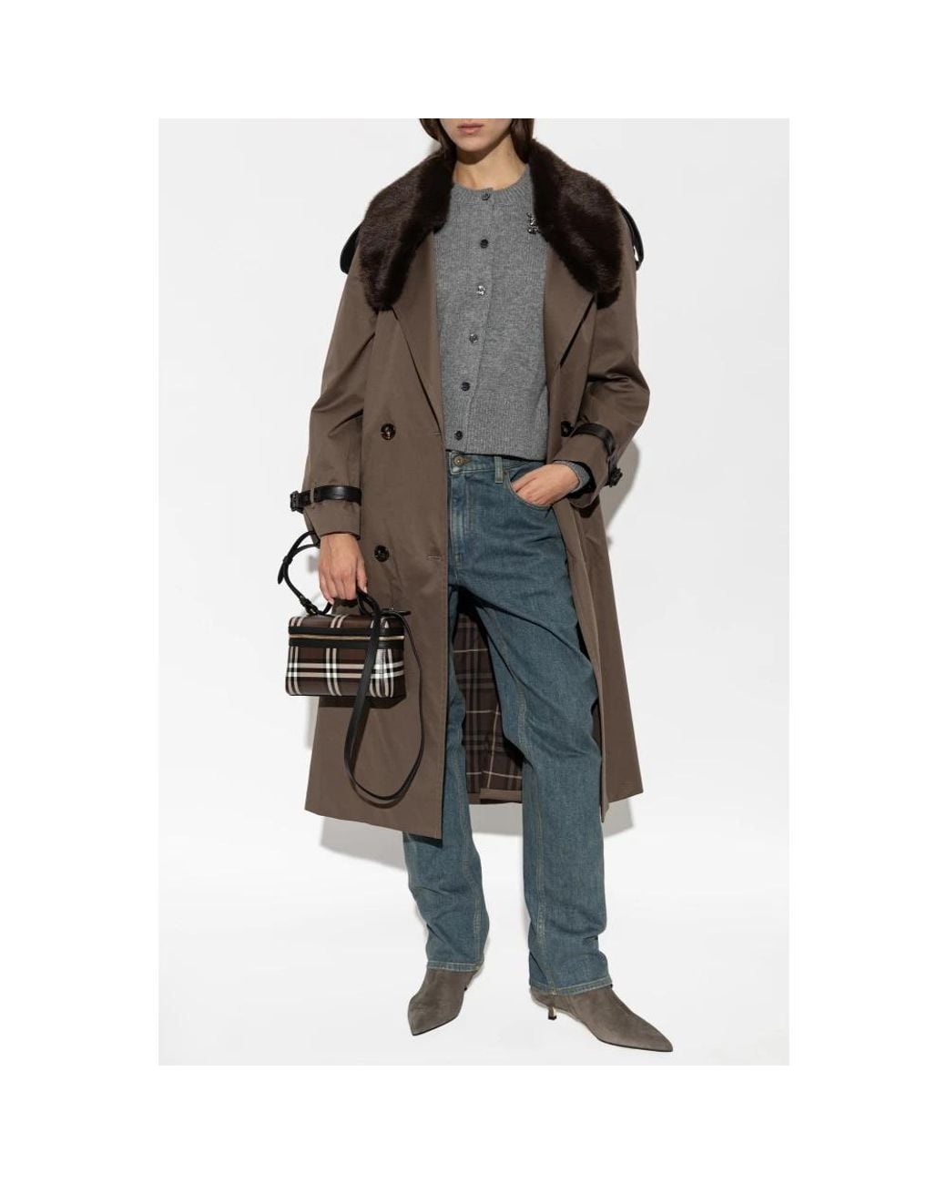 Burberry Brown Trench Coats