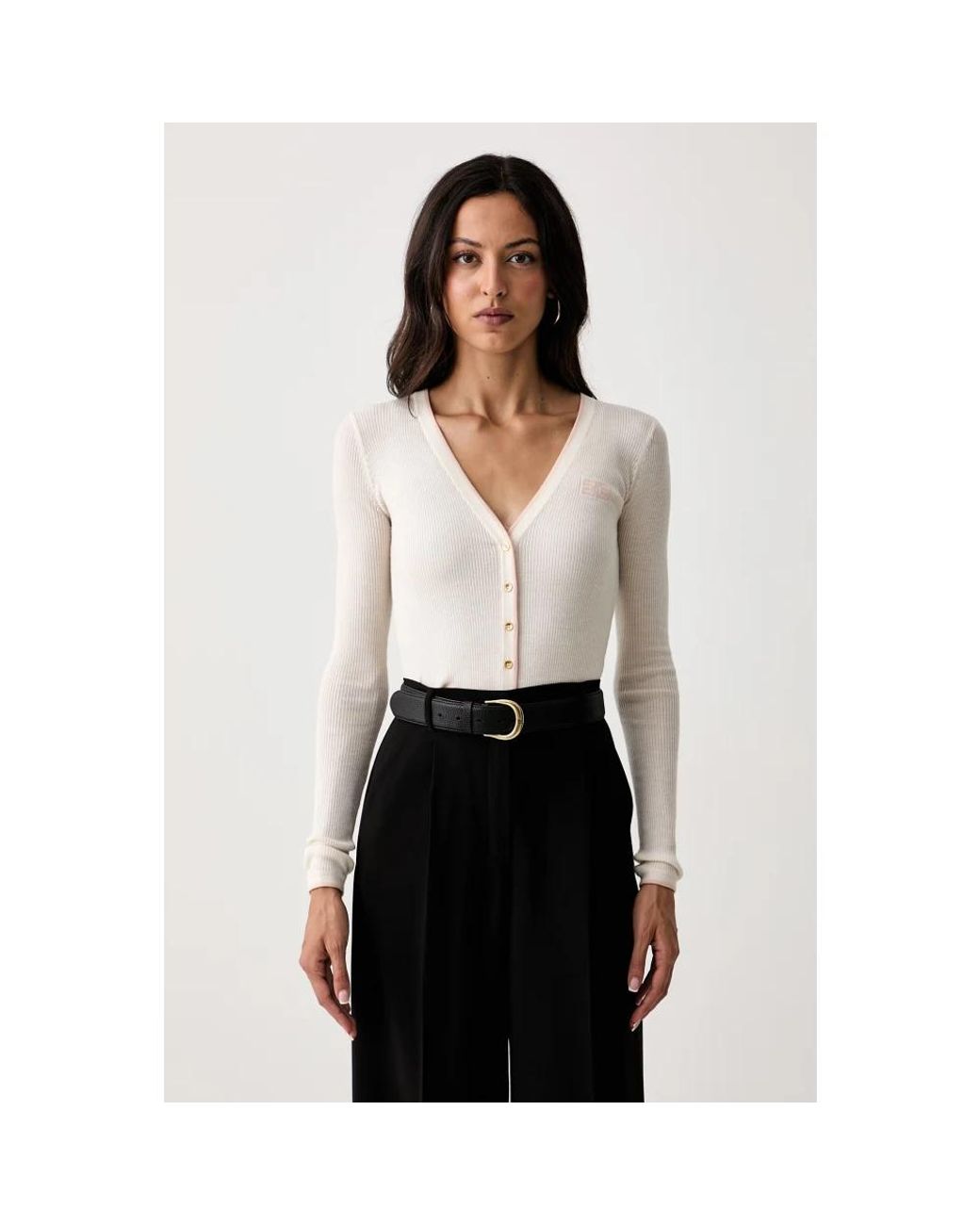 Cardigans Elisabetta Franchi de color White