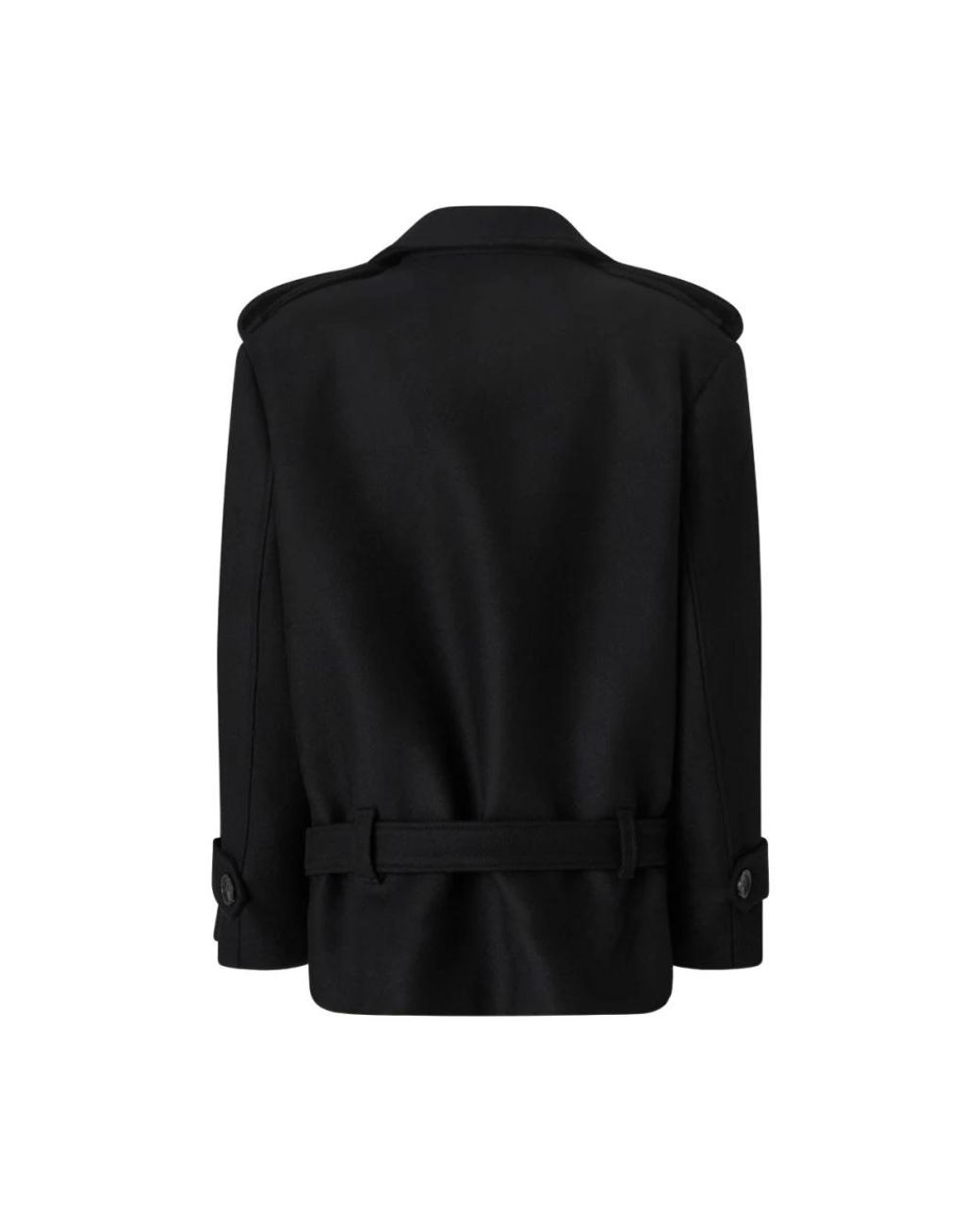 Double-Breasted Coats Pinko de color Black