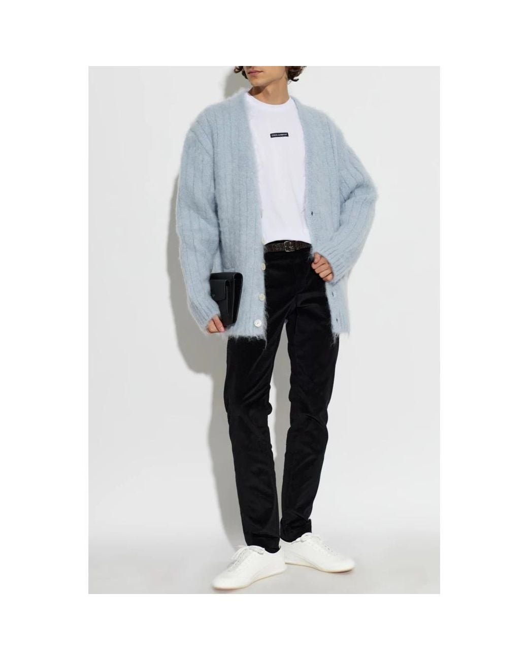 Cardigans Dolce & Gabbana de hombre de color Blue