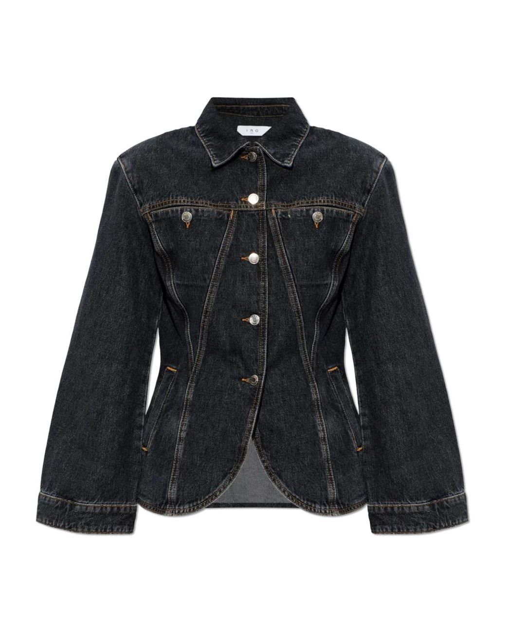 IRO Black Iloan Denim Jacket