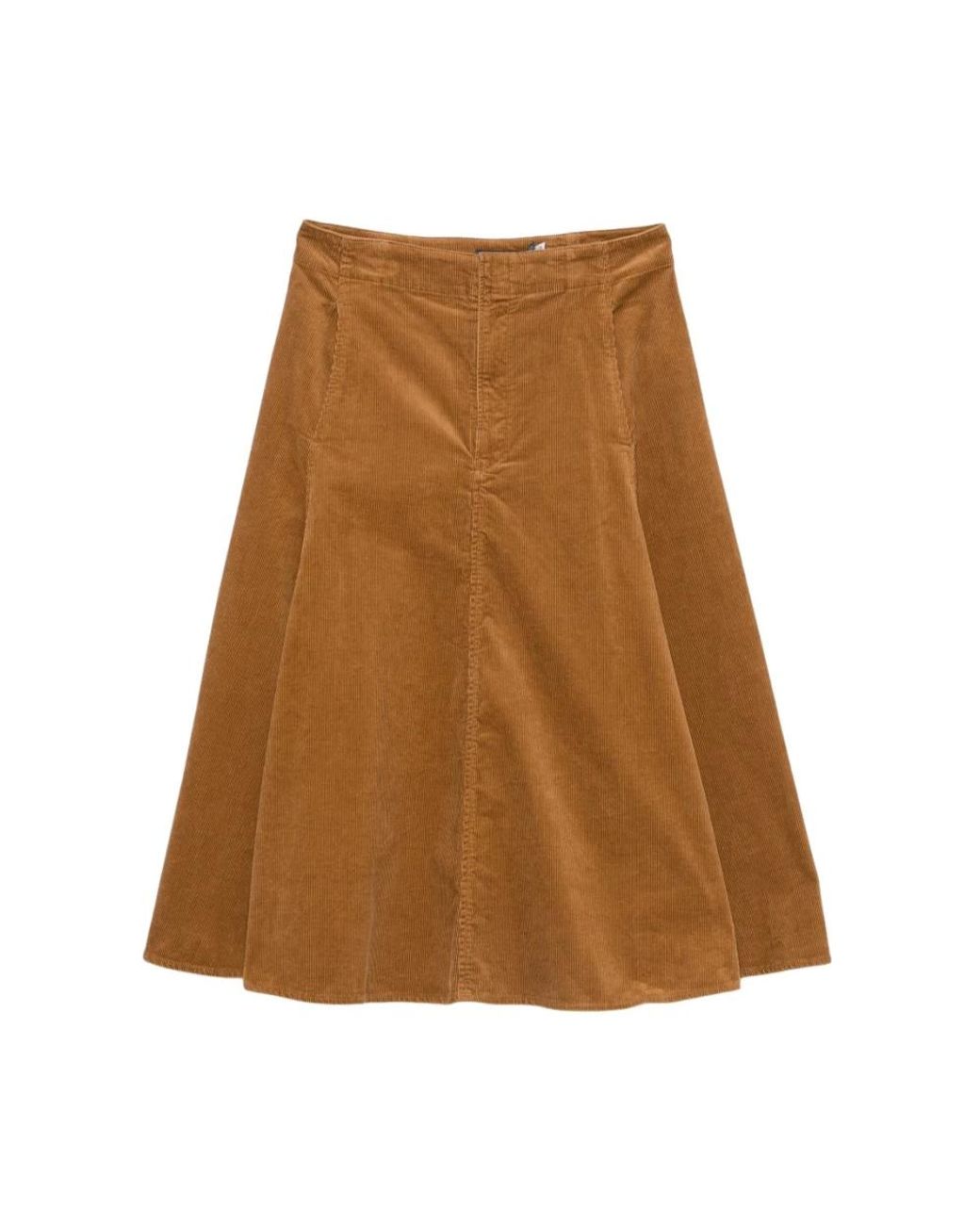 Polo Ralph Lauren Brown Midi Skirts