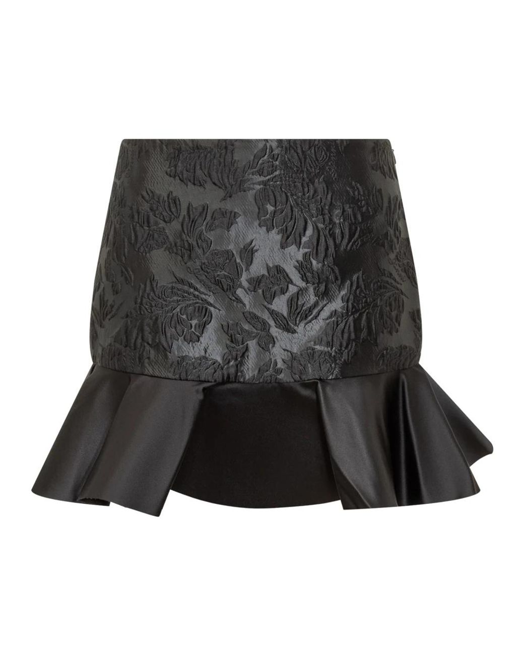 Ganni Black Short Skirts