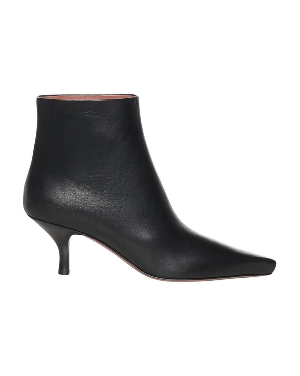 Paris Texas Black Heeled Boots