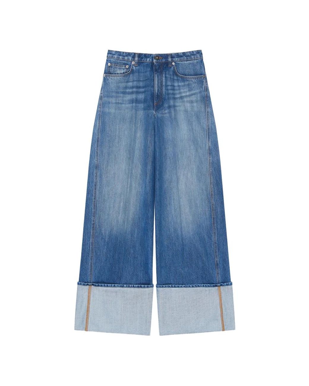Givenchy Blue Wide Jeans