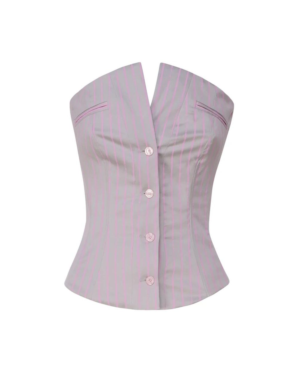 POSTER GIRL Purple Sleeveless Tops