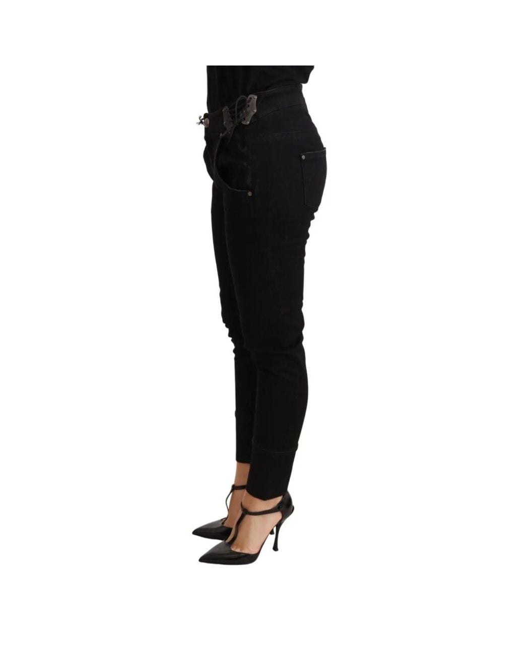 Ermanno Scervino Black Skinny Fit Jeans