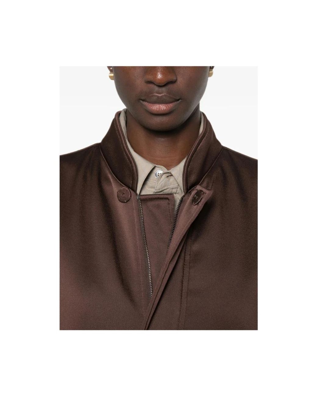 FEDERICA TOSI Brown Light Jackets