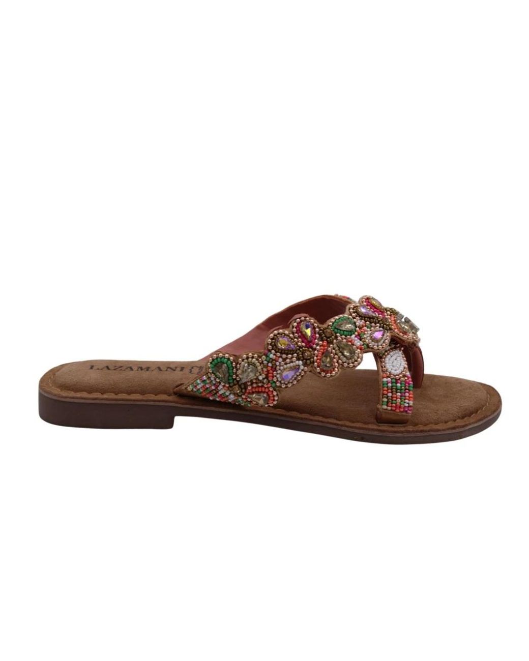 Lazamani Teenslipper in het Brown