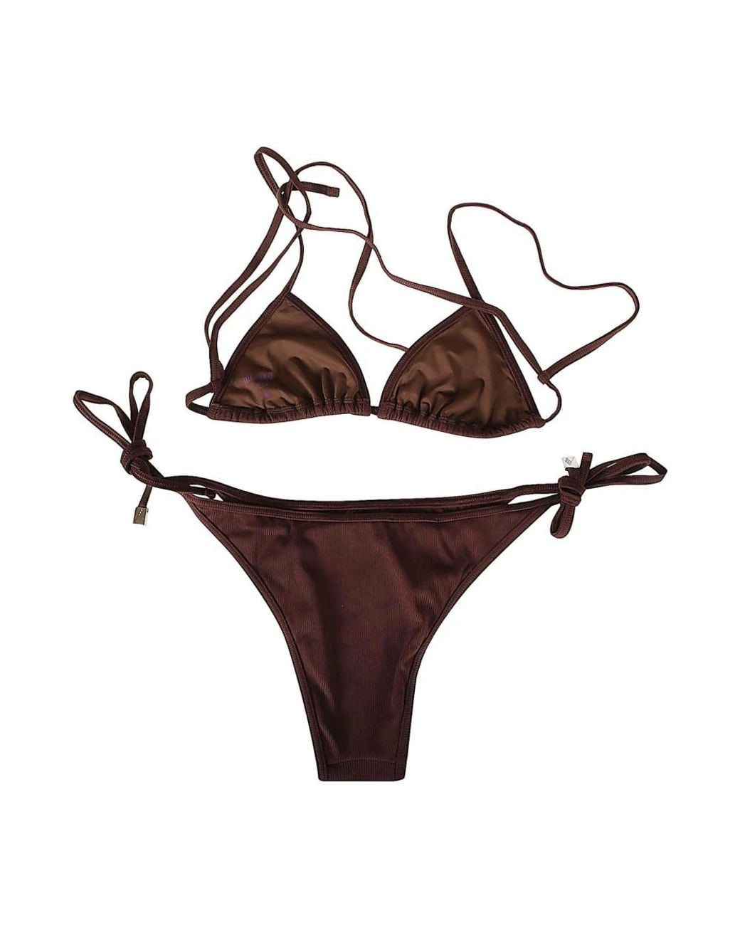 The Attico Brown Bikinis