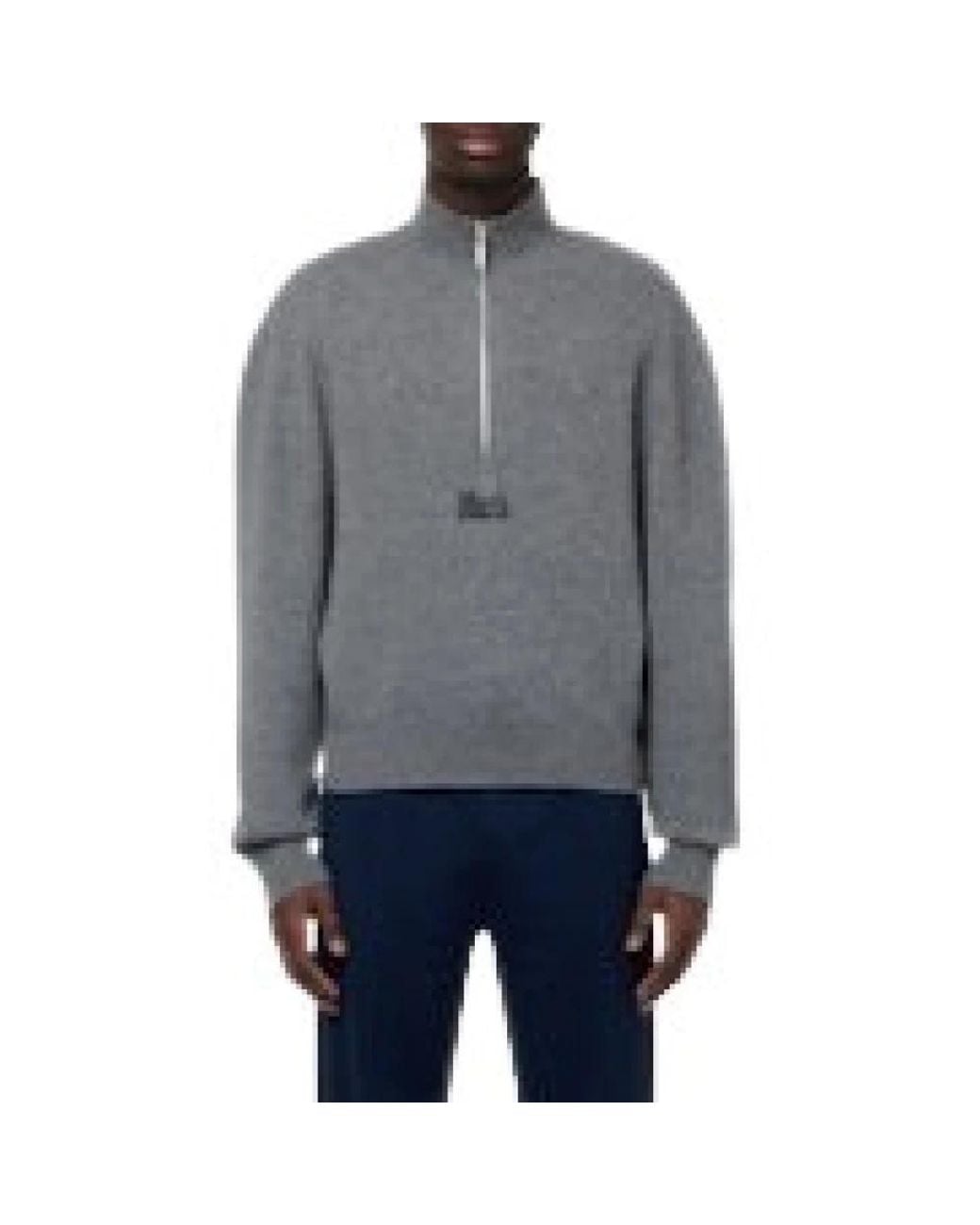 Rhude Gray Zip-Throughs for men