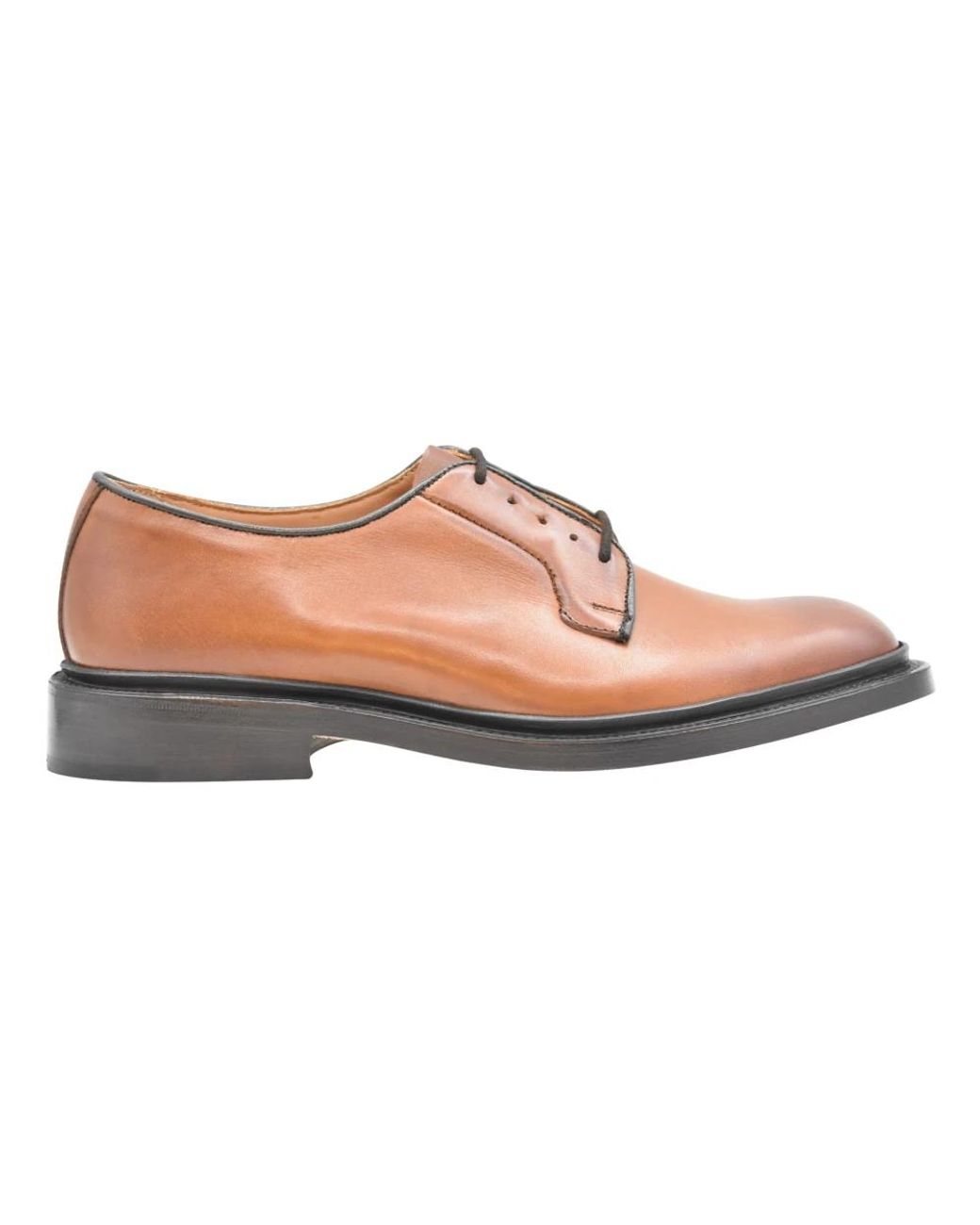 Tricker's Pink Laced Shoes for men
