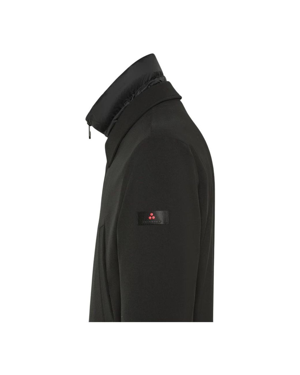 Peuterey Black Single-Breasted Coats for men