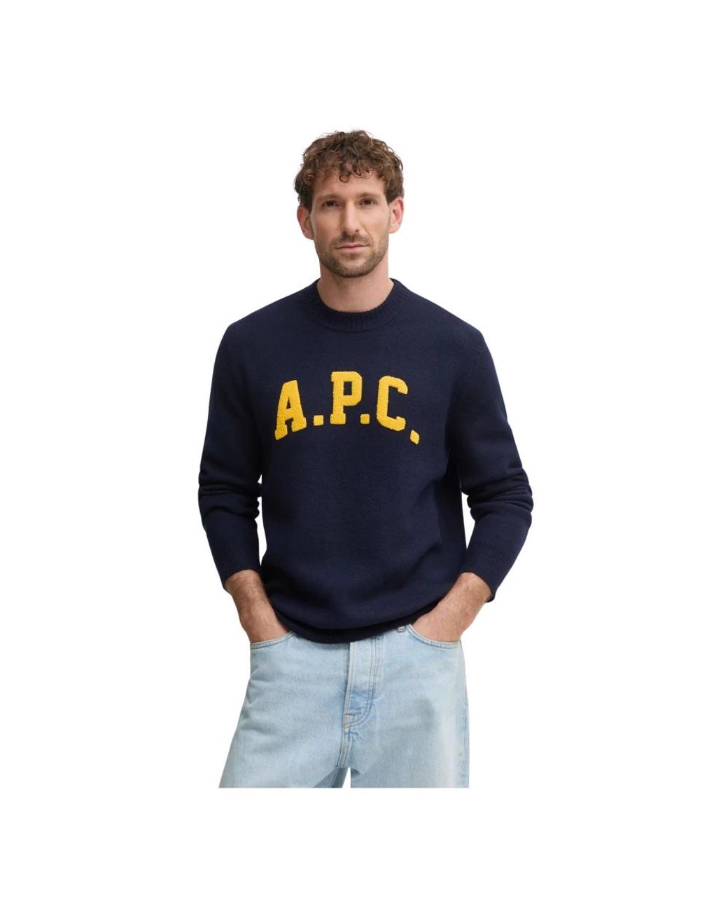 A.P.C. Joshua Sweater in het Blue voor heren