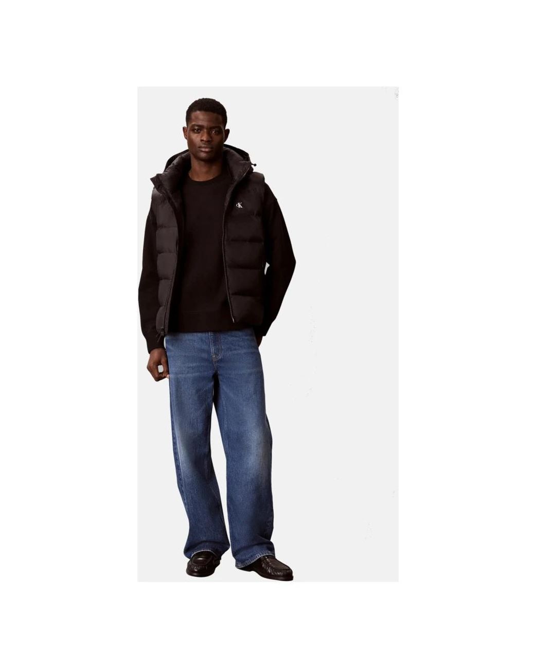 Vests di Calvin Klein in Black da Uomo