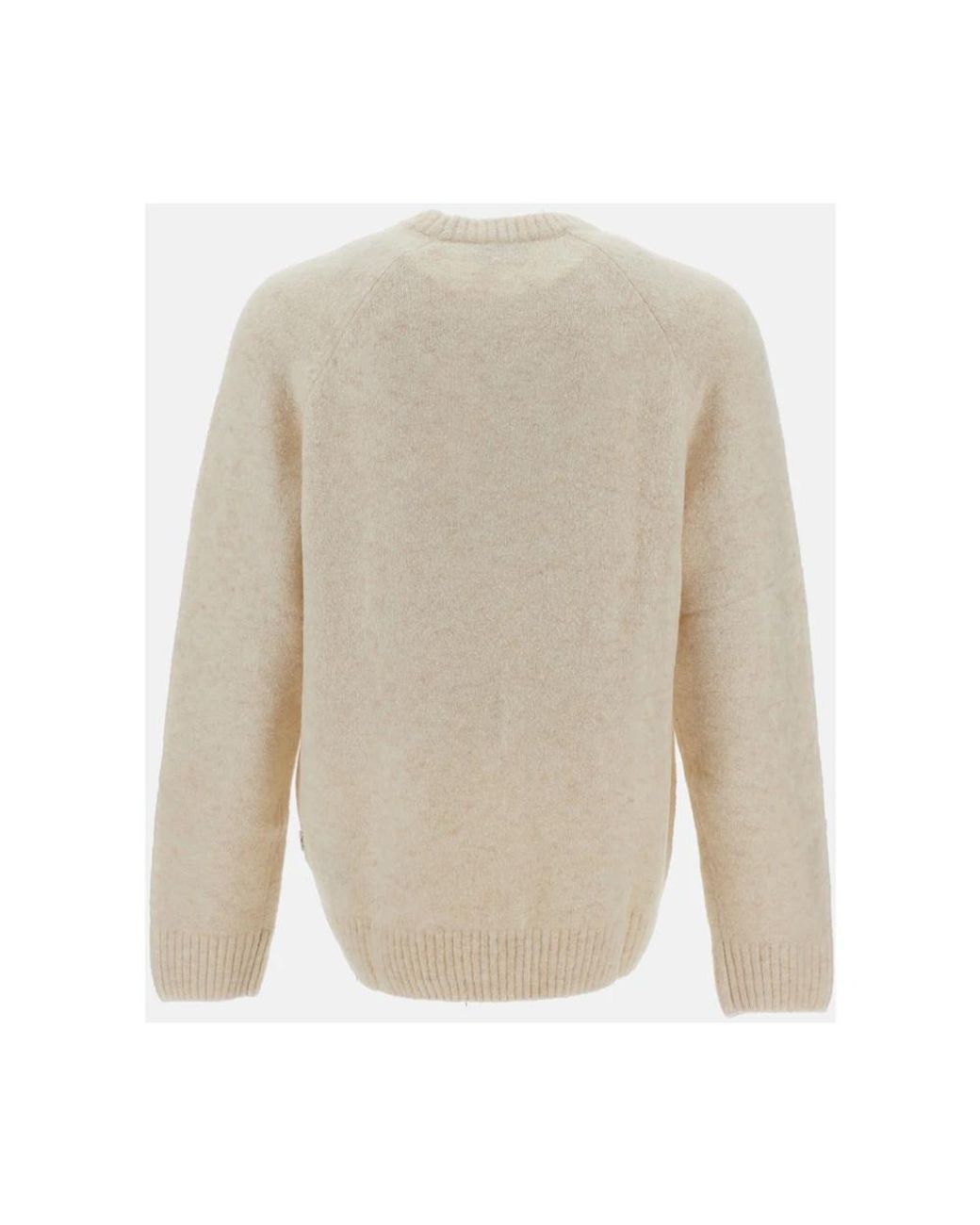 Les Deux White Round-Neck Knitwear for men