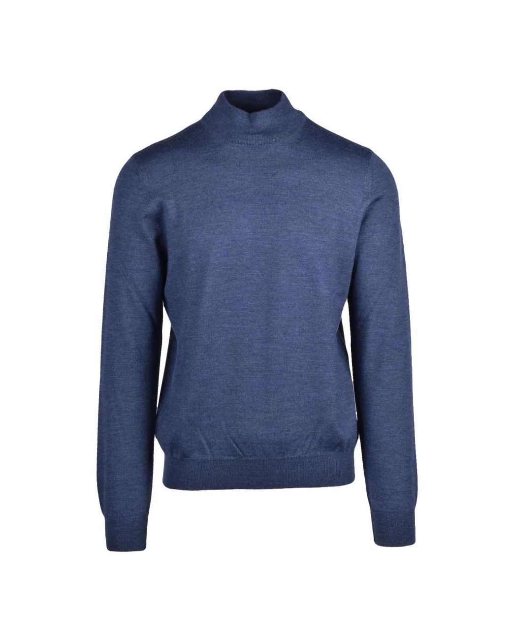Gran Sasso Blue Turtlenecks for men