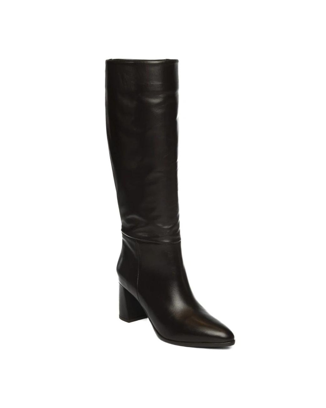 Albano Black Heeled Boots