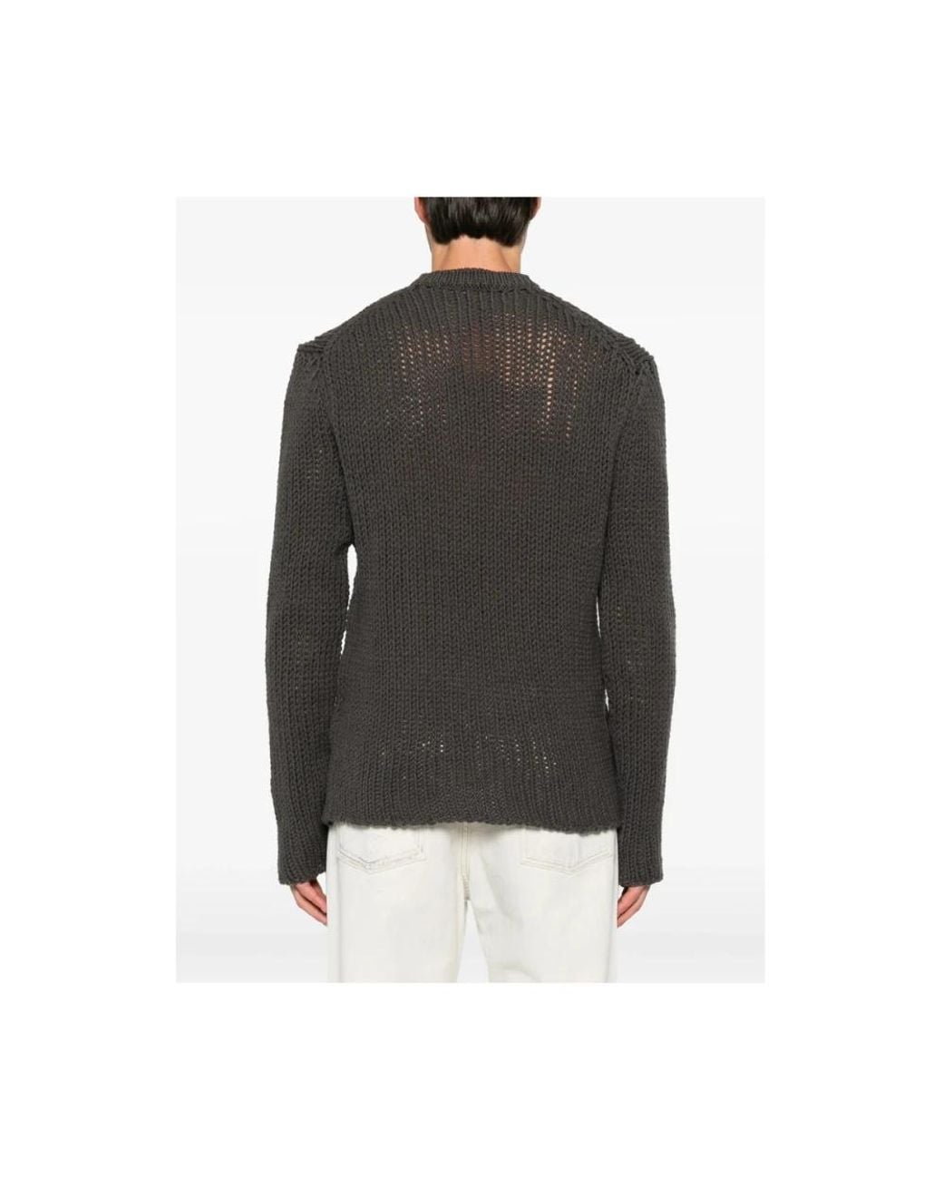 Our Legacy Black Round-Neck Knitwear for men