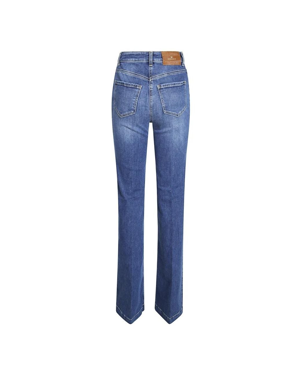 Elisabetta Franchi Blue Bootcut Jeans