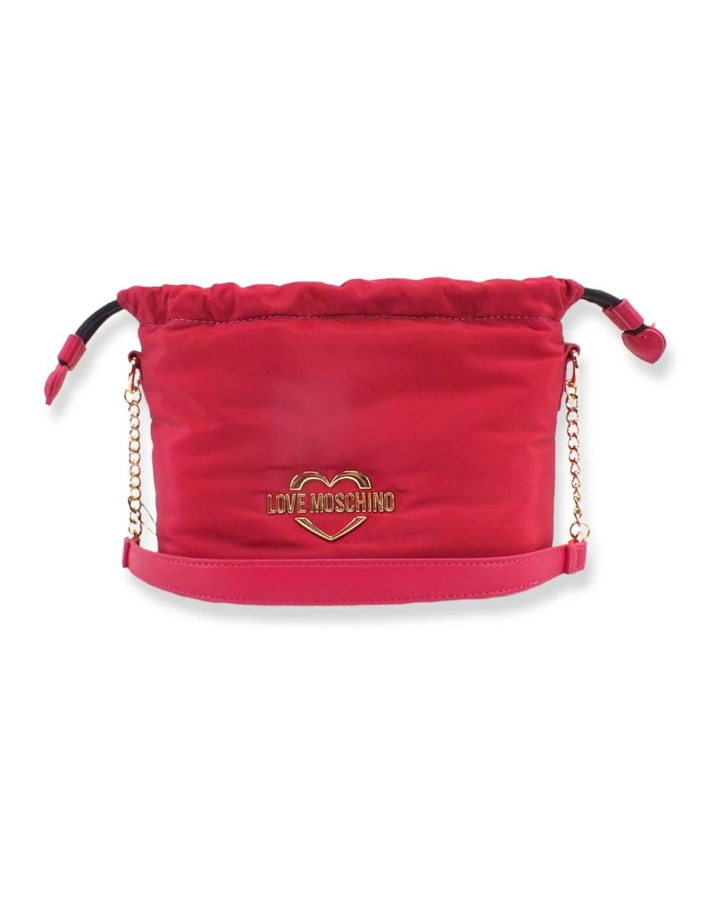 Love Moschino Red Bucket Bags
