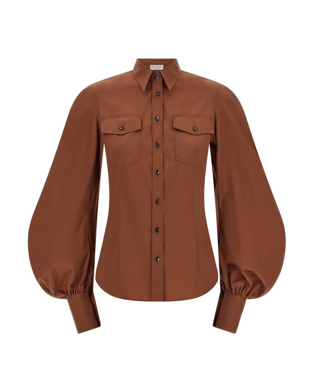 Brunello Cucinelli Brown Shirts