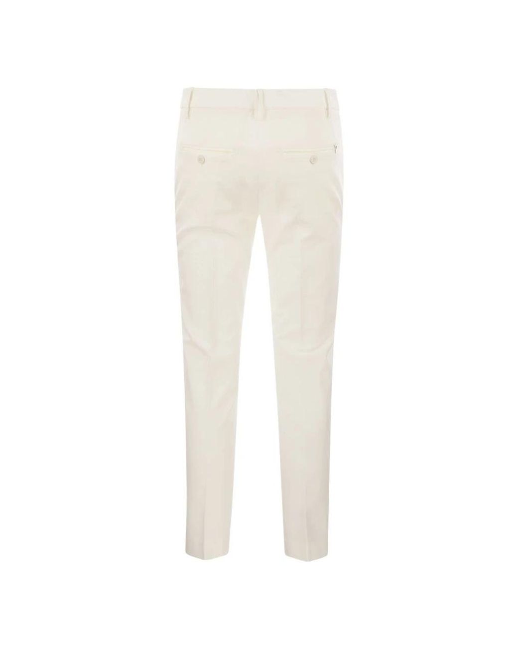 Dondup White Suit Trousers for men