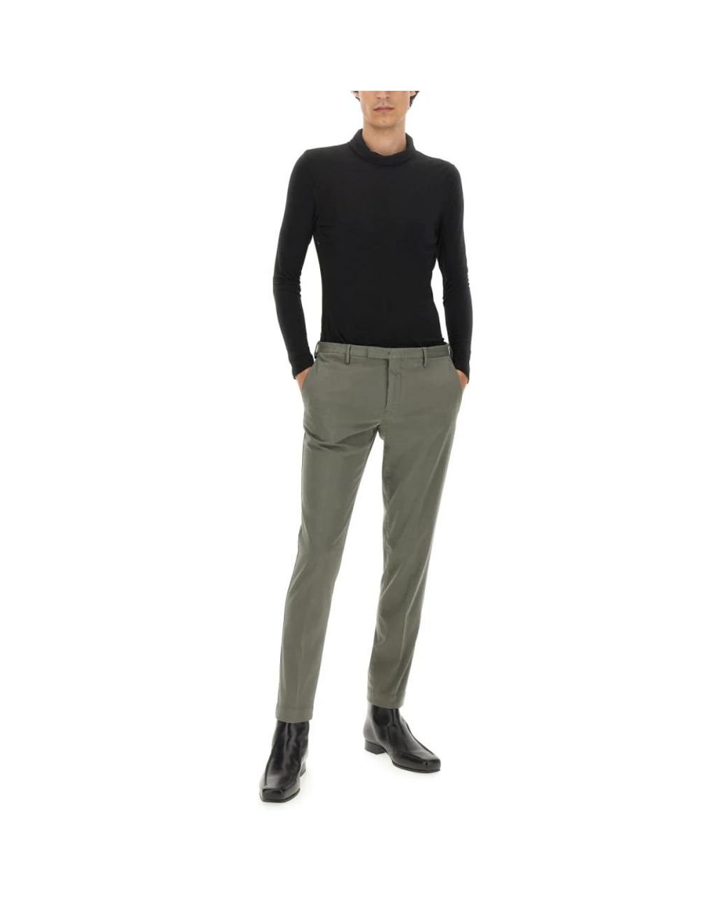PT Torino Green Chinos for men