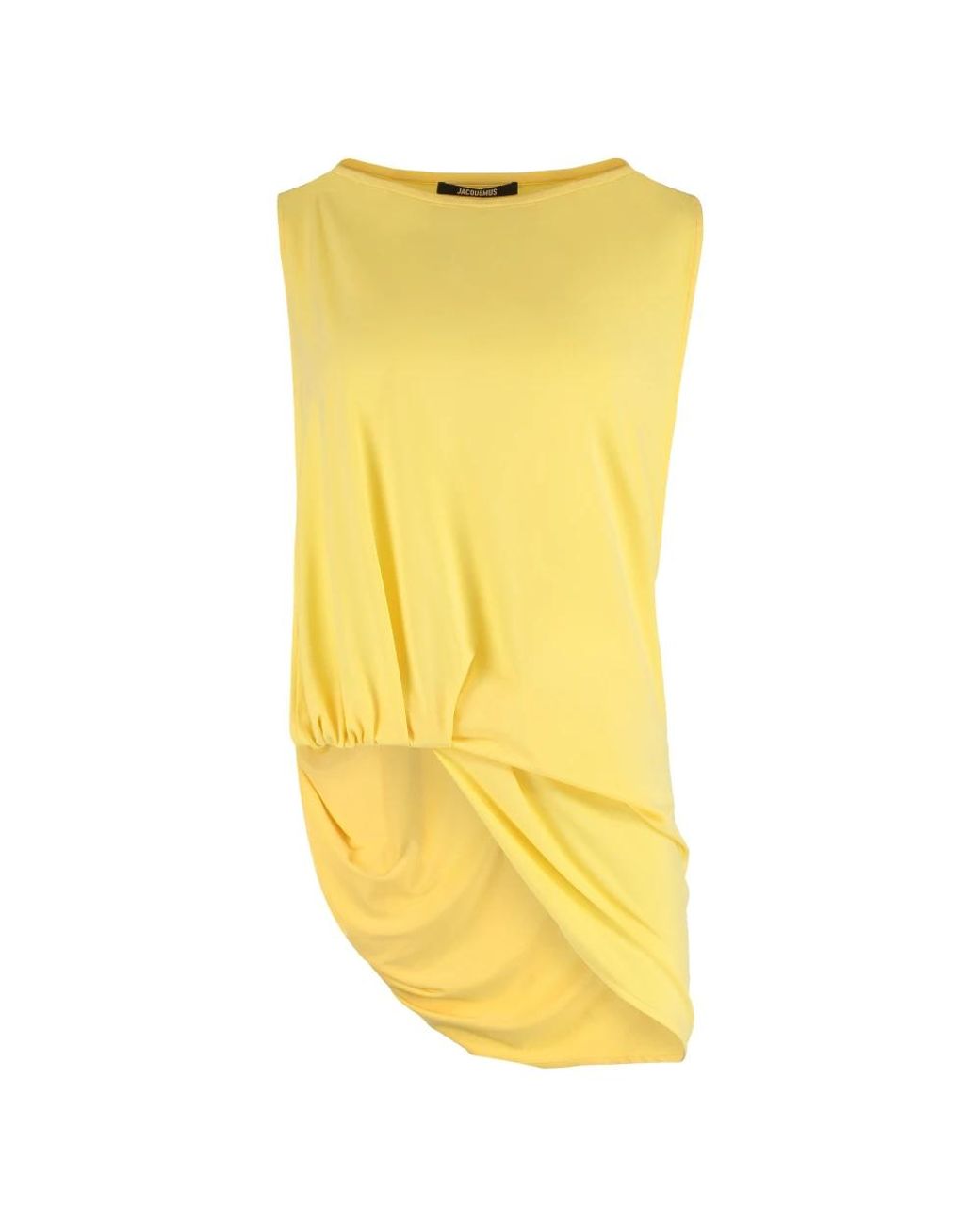 Jacquemus Yellow Sleeveless Tops