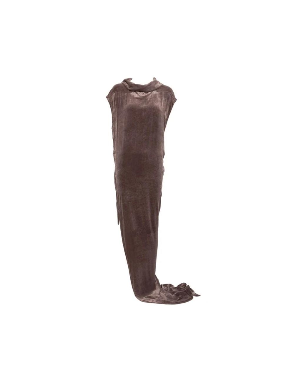 Rick Owens Brown Maxi Dress