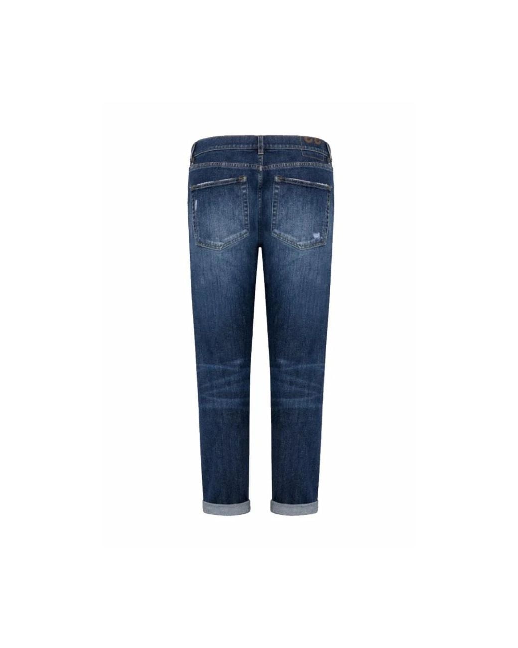 Dondup Blue Cropped Jeans for men