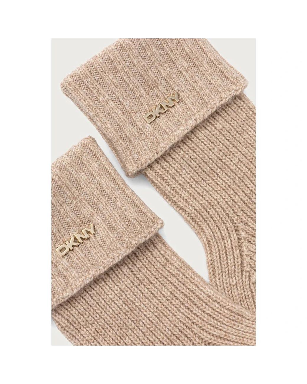 Gloves di DKNY in Natural