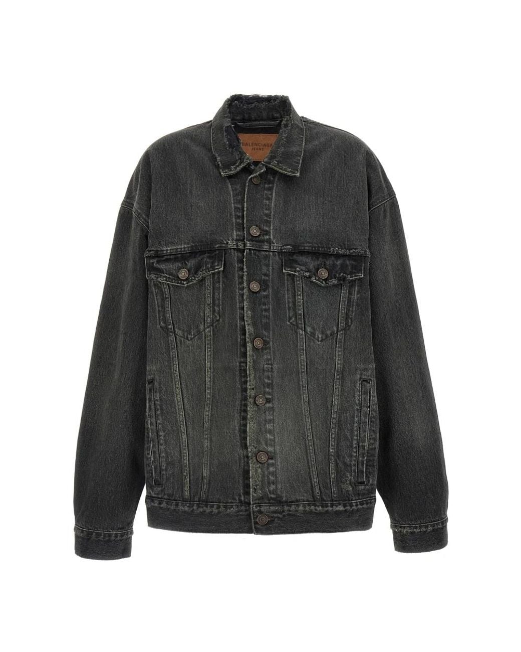 Balenciaga Black Denim Jackets