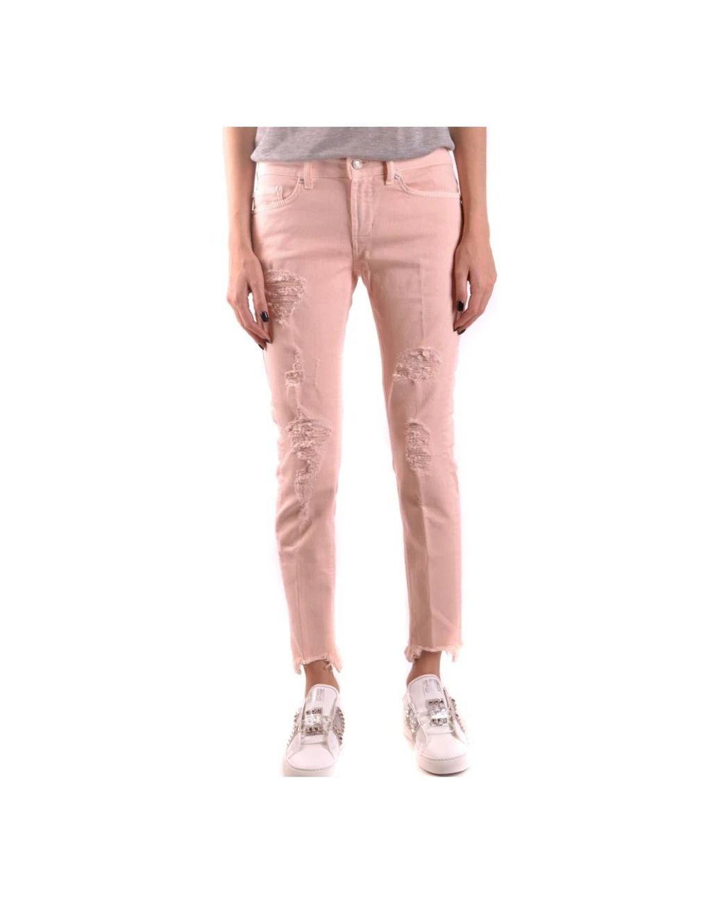 Dondup Pink Slim Fit Jeans