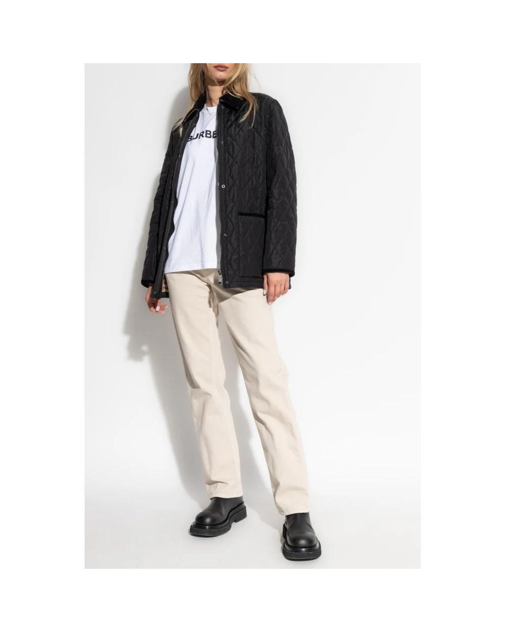 Light Jackets Burberry en coloris Black