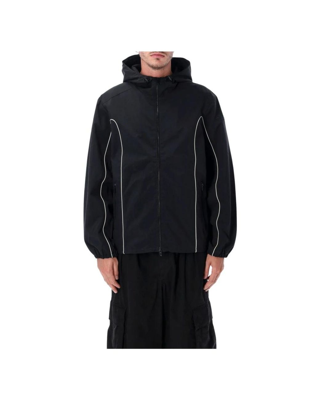 DIESEL Black Light Jackets for men