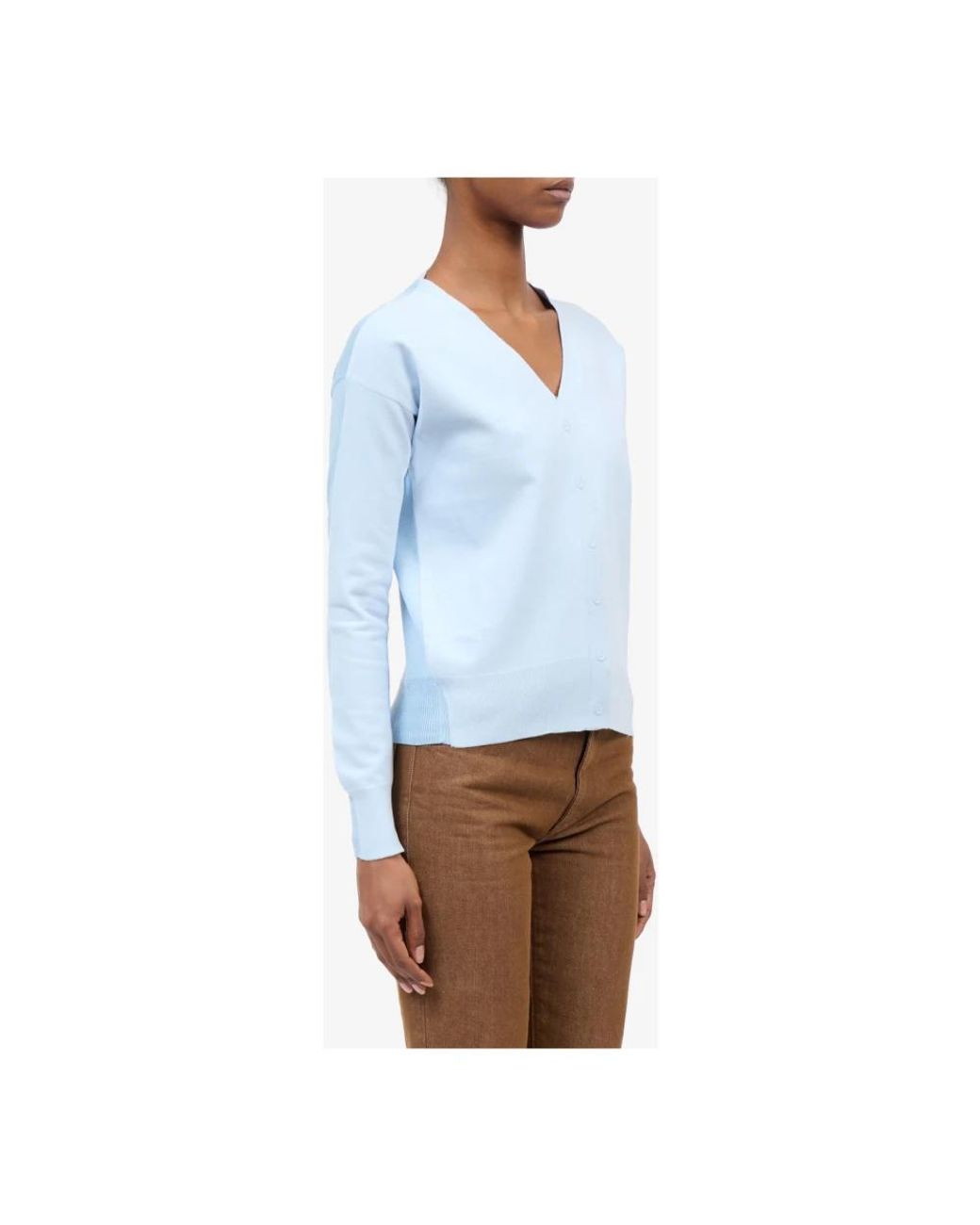 MM6 by Maison Margiela Blue Cardigans