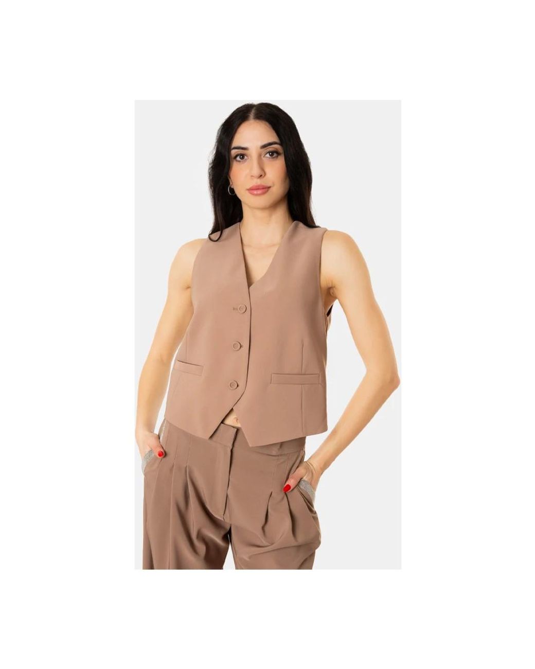 Vests D.exterior de color Brown