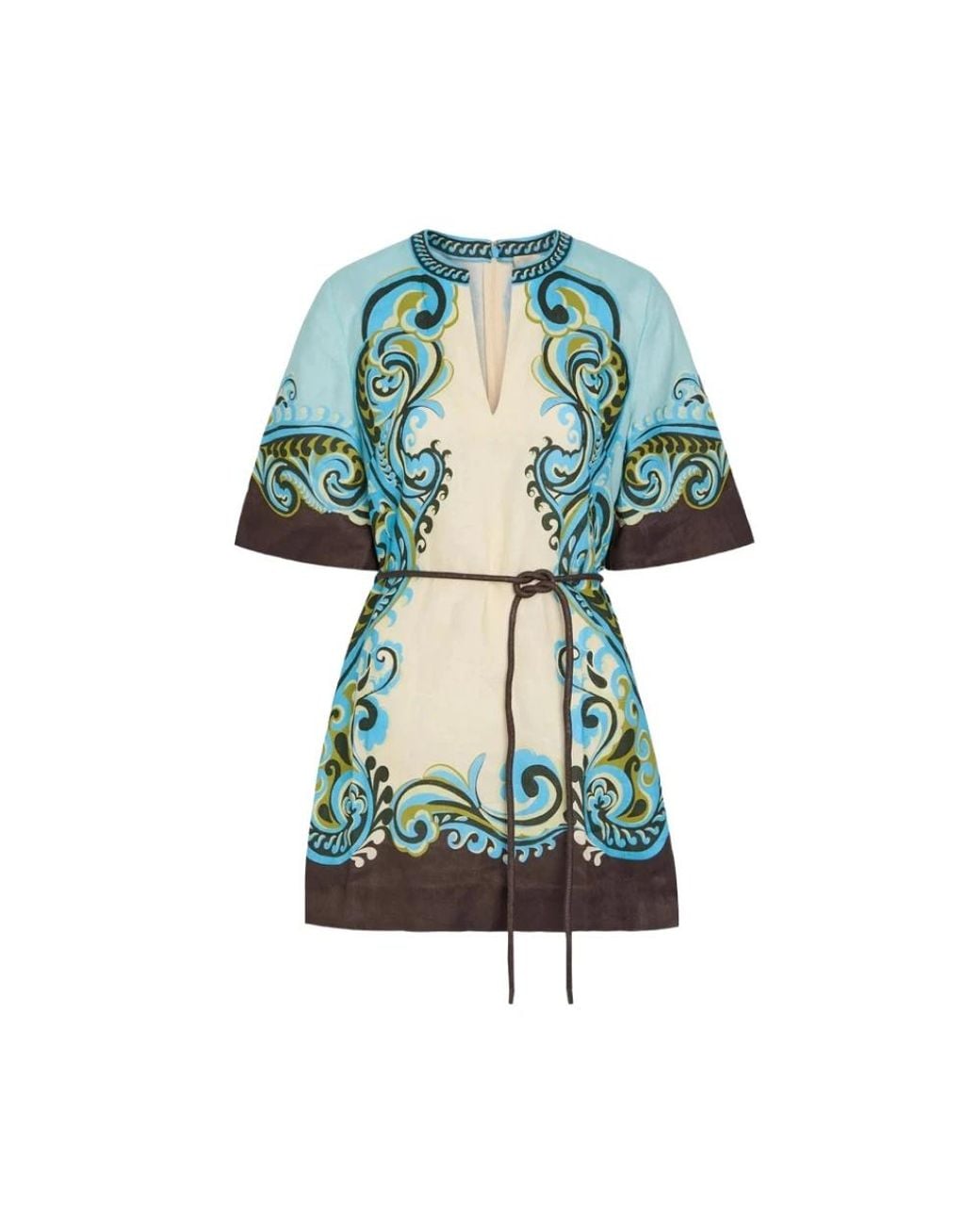 ALÉMAIS Blue Short Dresses
