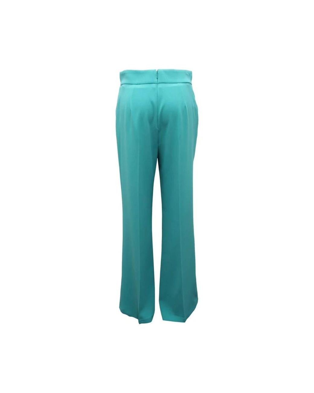 Pinko Green Wide Trousers