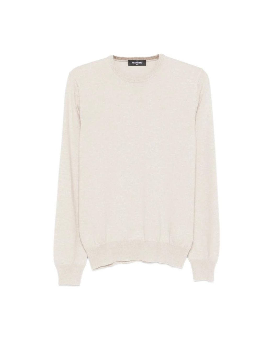 Gran Sasso White Cashmere Knitwear for men