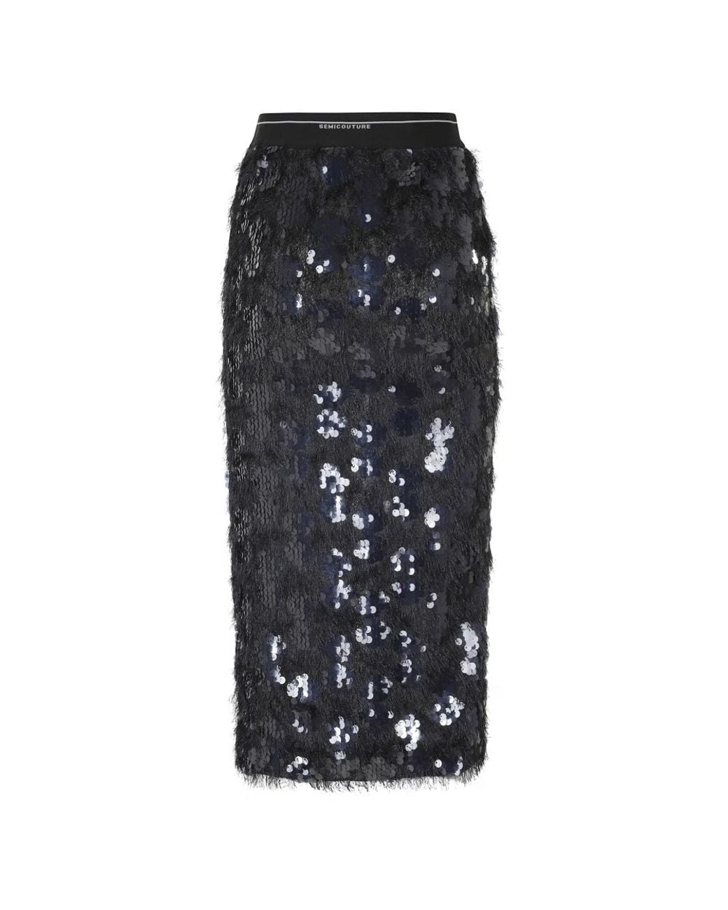 Semicouture Black Midi Skirts